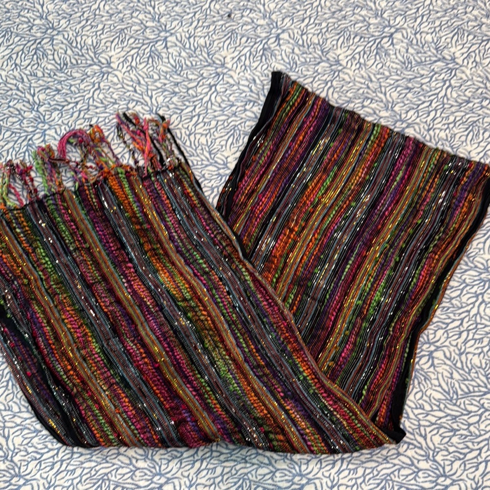 Colorful Striped Scarf